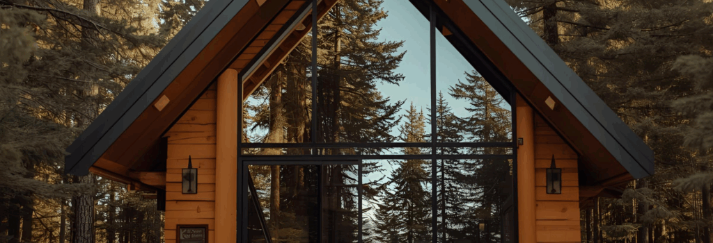 Safe reflective mirror lodge