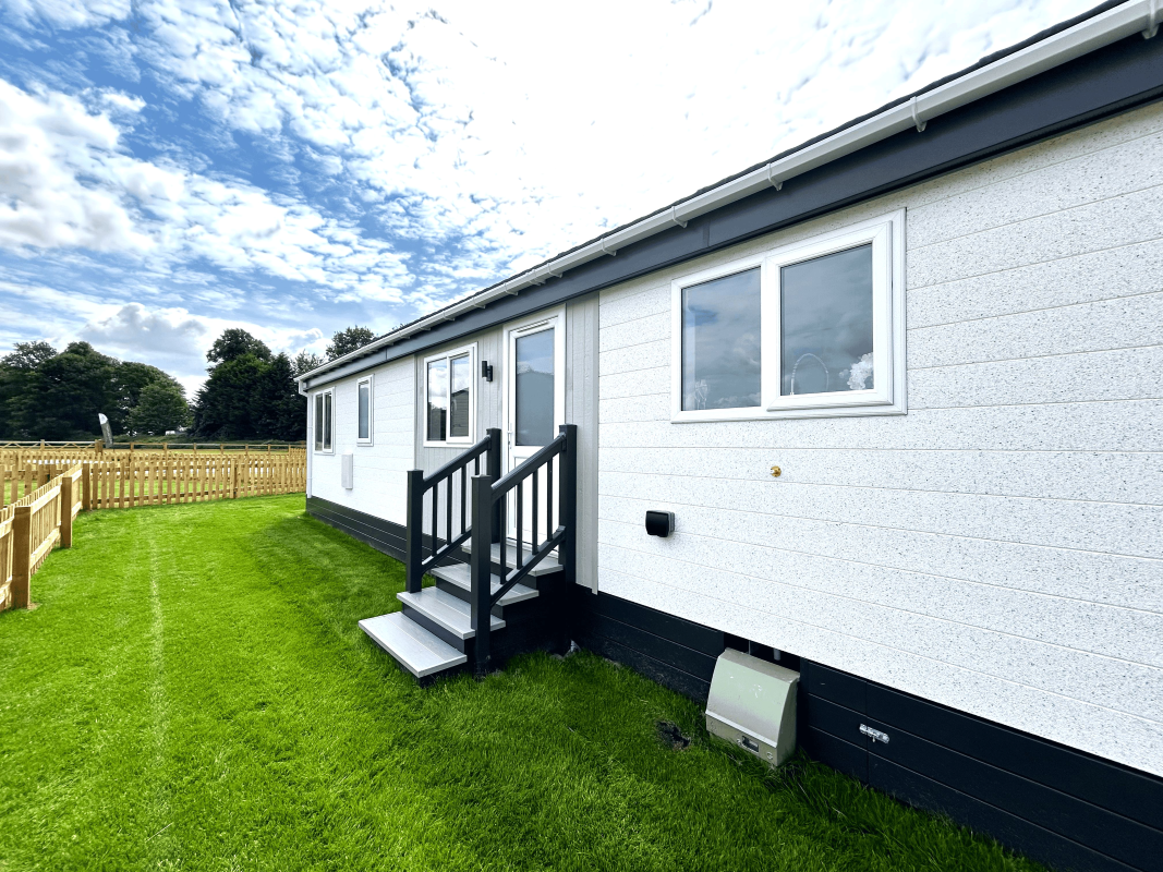 upgrade from a touring caravan to a permanent lodge UK